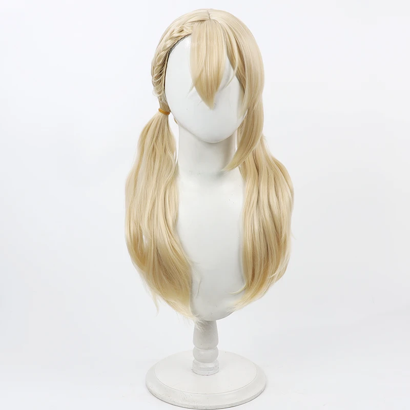 Varvara Pilipenko Cosplay Wig Mato Seihei No Slave Blonde 55cm Heat Resistant Synthetic Hair Halloween Party Role Play + Wig Cap