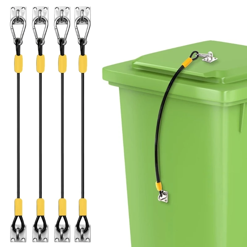 2 Chiếc Ngoài Trời Nắp Thùng Khóa Kim Loại Xây Dựng Thùng Khóa Dài & Sức Mạnh Thả Con Tàu
