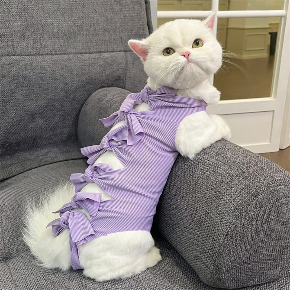 

Small/Medium/Large Cat Dog Sterilization Clothing Smooth Breathable Pet Recovery Cloth Easy To Wear Comfortable