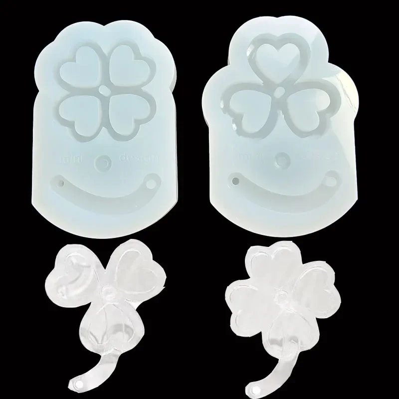 DIY Rotating Leaf Epoxy Resin Mold Shaker Molds Jewelry Molds Silicone Jewelry Accessories Key Chain Molds