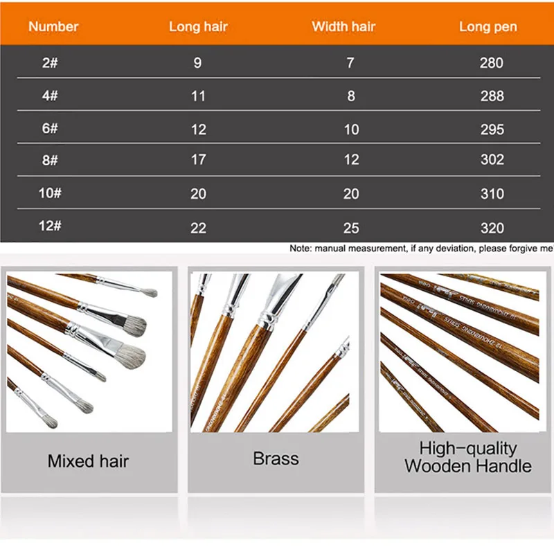 6 шт./набор, искусственные волосы