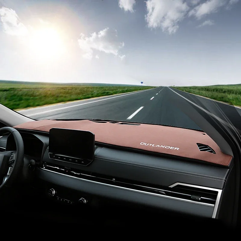 

Автомобильные аксессуары для Mitsubishi Outlander Phev 2022 2023 2024, коврик для приборной панели, коврик для авто, солнцезащитный козырек, противоскользящий протектор