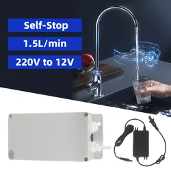 Electric Faucet Water Pump 12V Automatic Water Pump Galley 1.5 L/ Min RV Electric Galley Water Pump Water Suction Pump foŕ Home