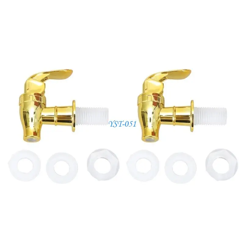 

E15A 2PCS Gold Push Styles замены замены для напитков дозатор.