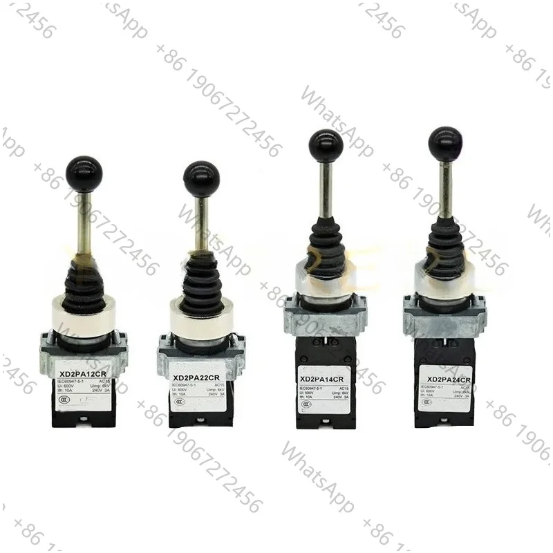 1Pc XD2PA12CR XD2PA22CR 2NO 2Position XD2PA14CR XD2PA24CR 2NO 2NC 4Position Maintained Momentary Wobble Stick Joystick Switch