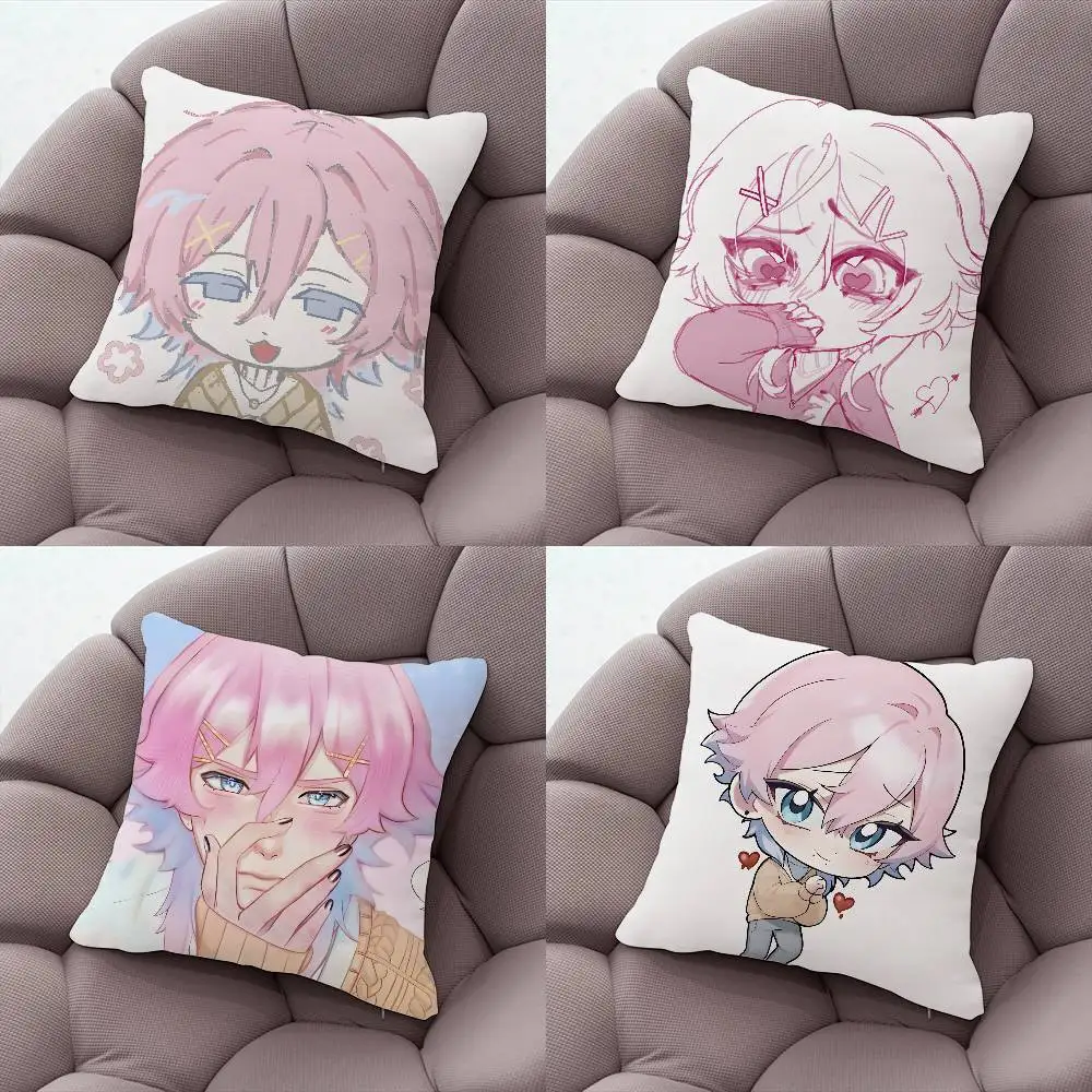 

Game 14 Days W-with You Ren Pillow Case Plush Fabric Soft Pillowcase Double Sided Print Cushion Cover Household Gifts