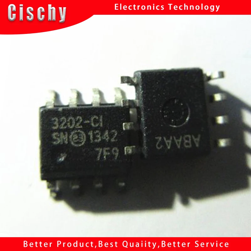 

5pcs/lot MCP3202 MCP3202-CI/SN 3202-CI SOP-8 In Stock