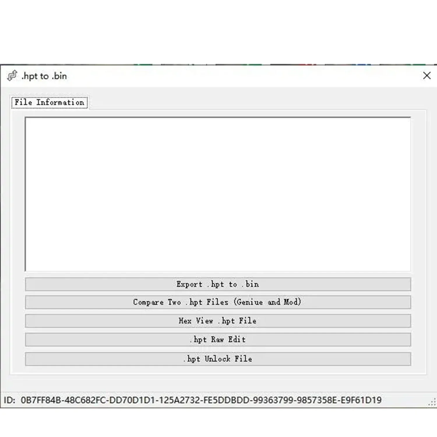 .hpt to bin Converter With Free Keygen Compare Genuine and Modified Files Unlock Tuner Unlock Hpt Raw Edit for Multi Laptop