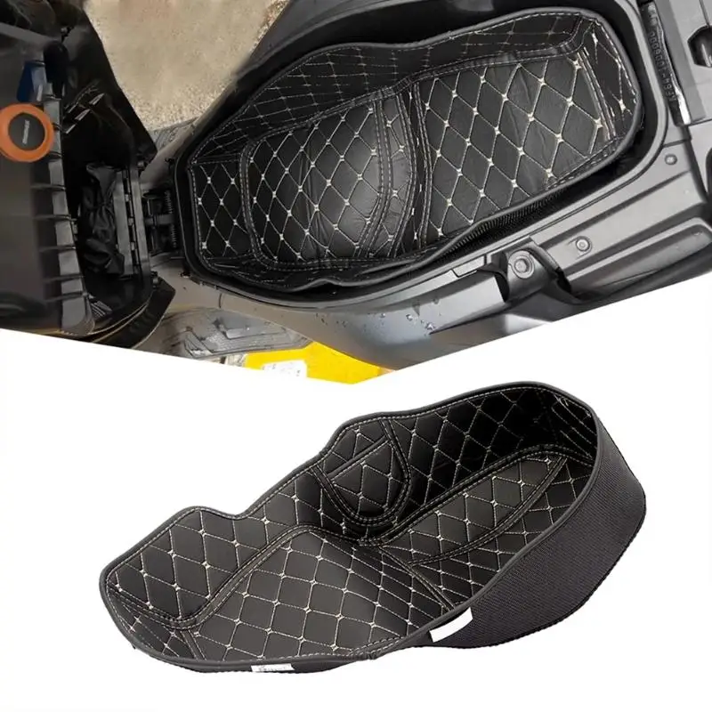 1Pcs Seat Storage Box Anti-Collision Leather Mat For PCX125 PCX150 PCX160 ADV150 ADV160 Inner Storage Cushion Pad Under Seat