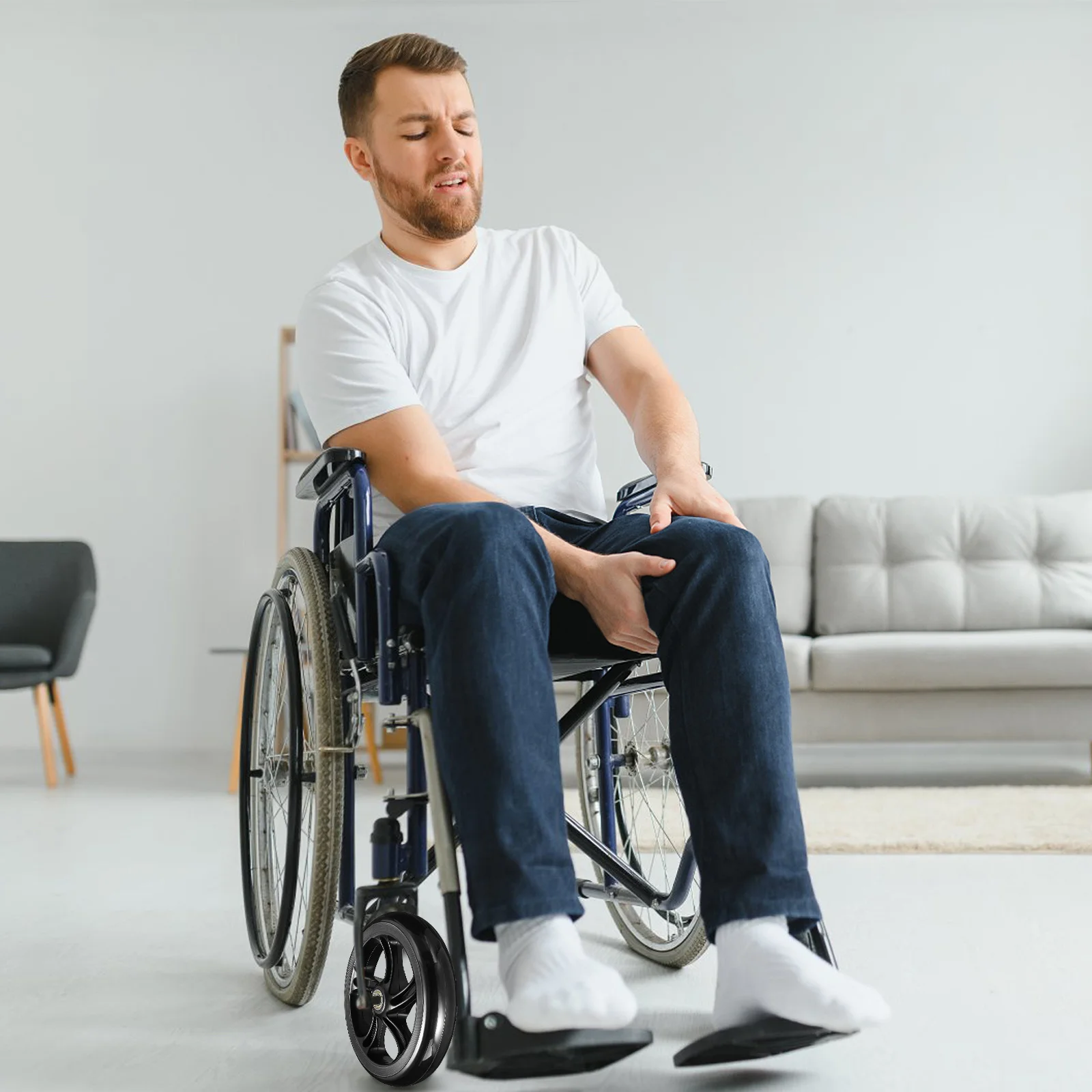 

Комплект из 2 износостойких полиуретановых колес для самоката, профессиональная замена для скейтборда, электросамоката, трюкового самоката