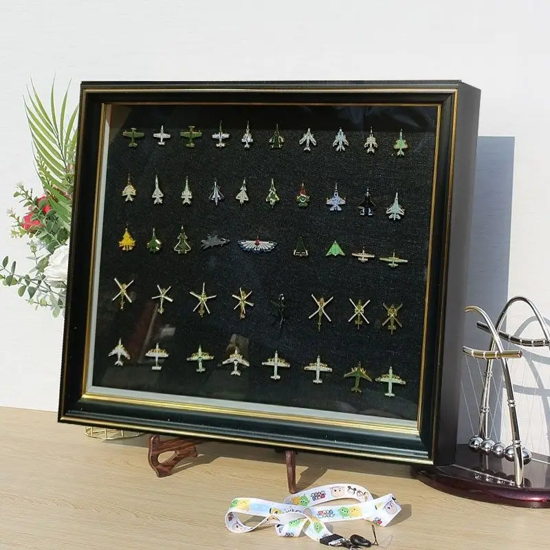 Chinese fighter large set of badges flat enamel badge gift box