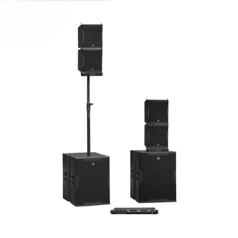 Single 10'' Wooden Speaker Full Range Indoor & Outdoor Digital Amplifier Passive Active Regular Features