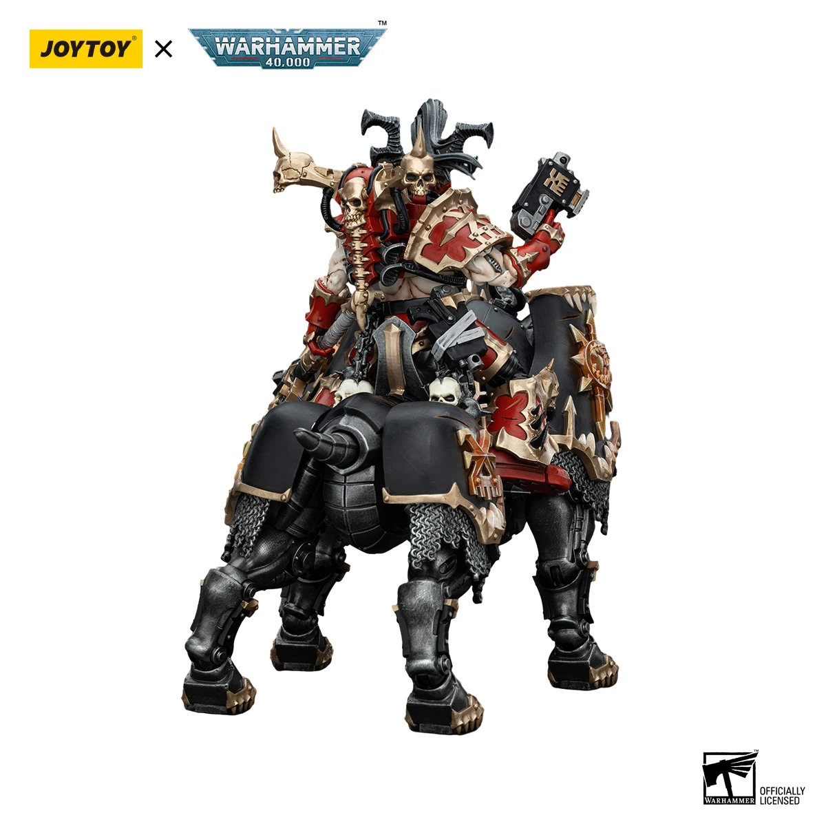 [IN STOCK]JOYTOY Warhammer 40K 1/18 Action Figure World Eaters Lord Invocatus Anime Figures Toys Model Gift