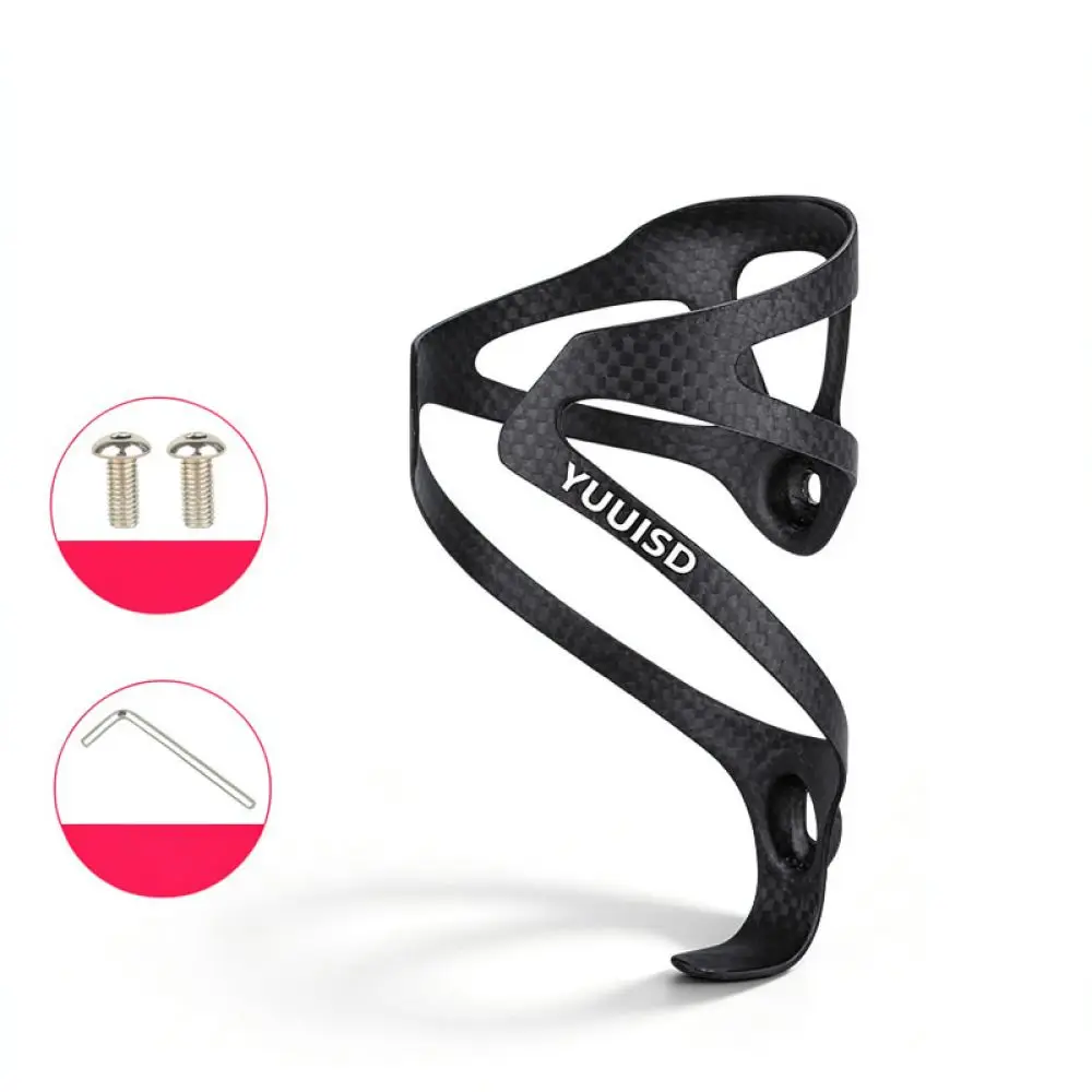 Durable Durable Carbon Fiber Bicycle Bottle Cage Mountain Road Bike Drink Holder Cycling Equipment Lightweight Accessory - Aliexpress Deal