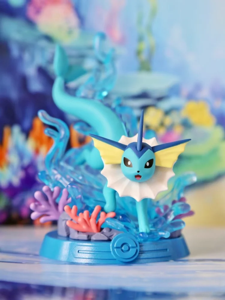 Anime Pokemon Fun Adventure Eevee Family Suit Blind Box Jolteon Sylveon Action Figure Collection Model Kids Toy Gift Replica view 4