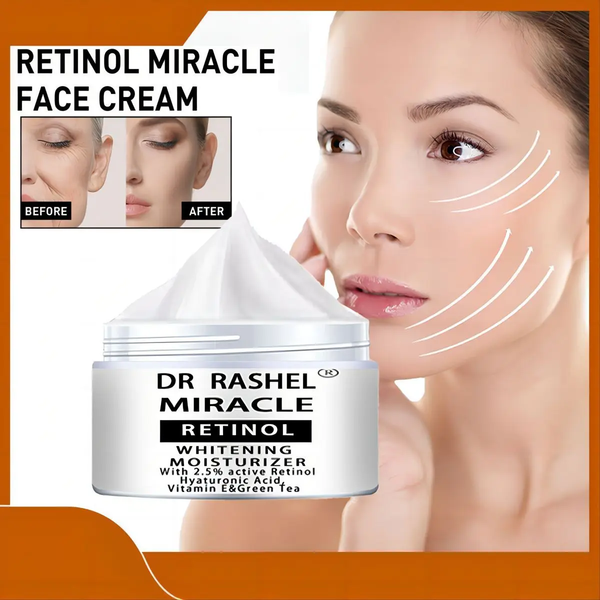 

Dr Rashel Miracle Retinol Face Essence Hyaluronic Acid Essence shrinks pores and reduces fine lines