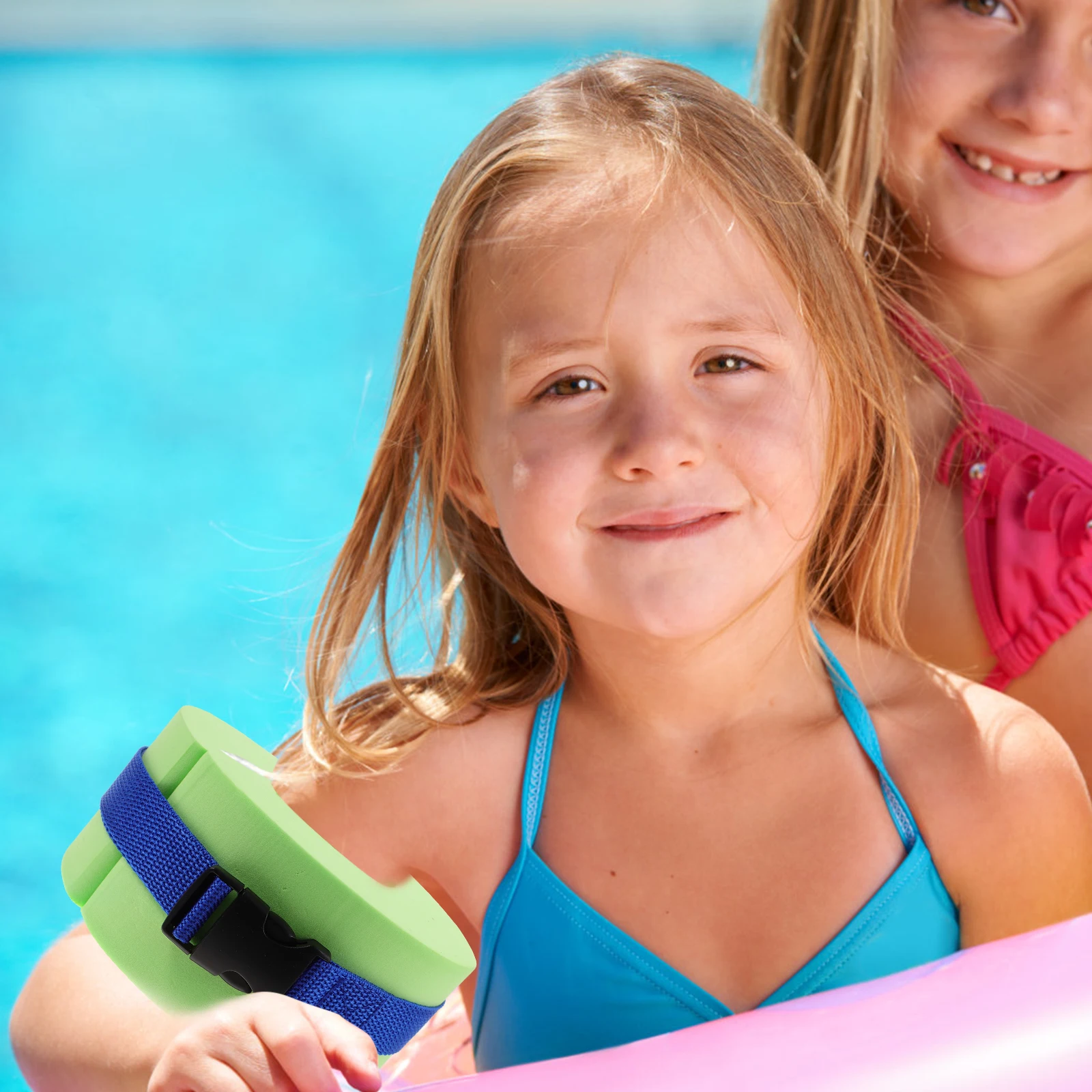 

Swim Cuffs for Children Ankle Wrist Arms Leg Suspend Aquatic Therapy Helper Durable Quick Release Buckle Green