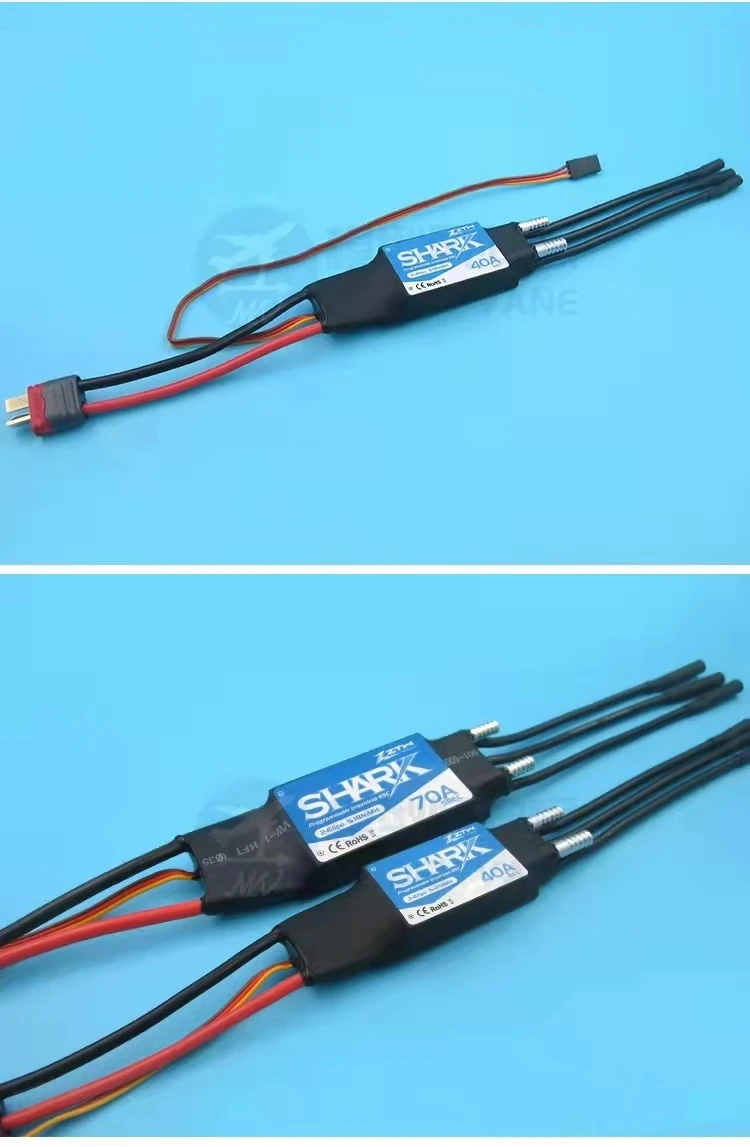 ZTW Zhongtwei 30A 40A 50A 60A 70A 80A ship model water-cooled two-way waterproof brushless ESC