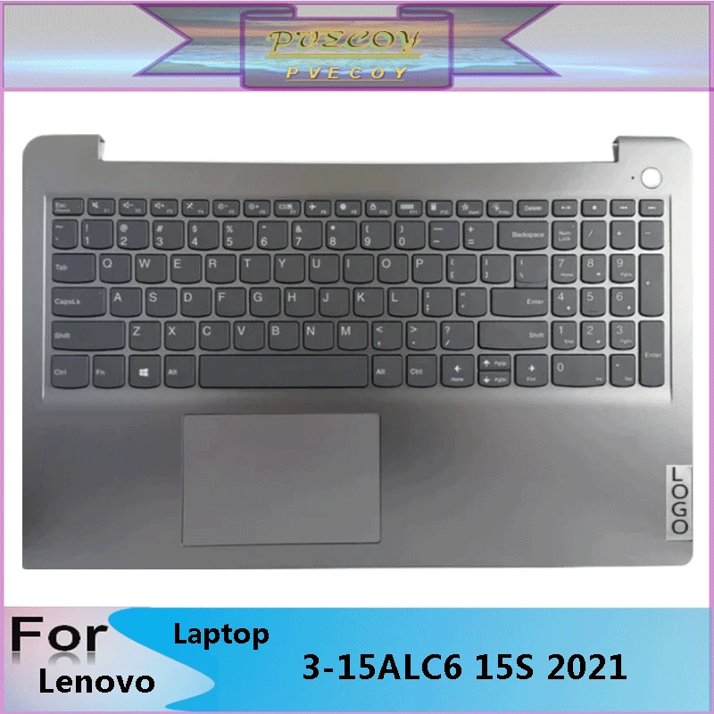 

New Original For Lenovo IdeaPad 3-15ALC6 3-15ITL6 3-15ADA6 15S 2021 Laptop Palmrest Case Keyboard US Version Upper Cover