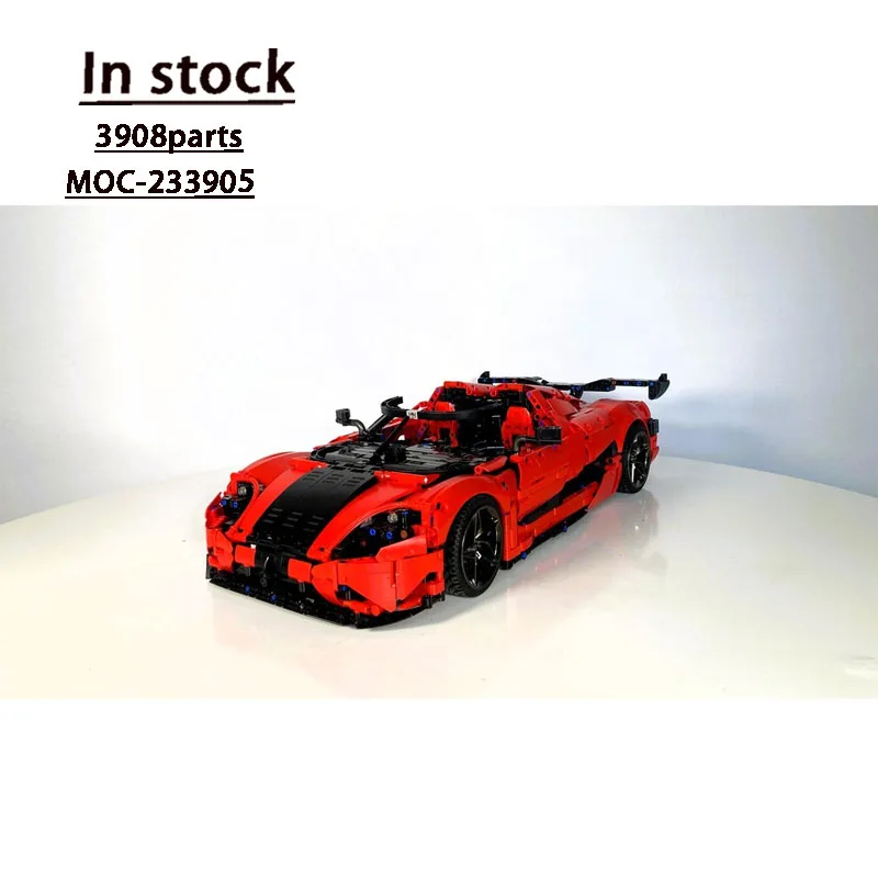

MOC-233905 Classic New Iconic Sports Supercar Building Block Model 3909 Pieces Creative Boys' Children's Birthday Toy Gift