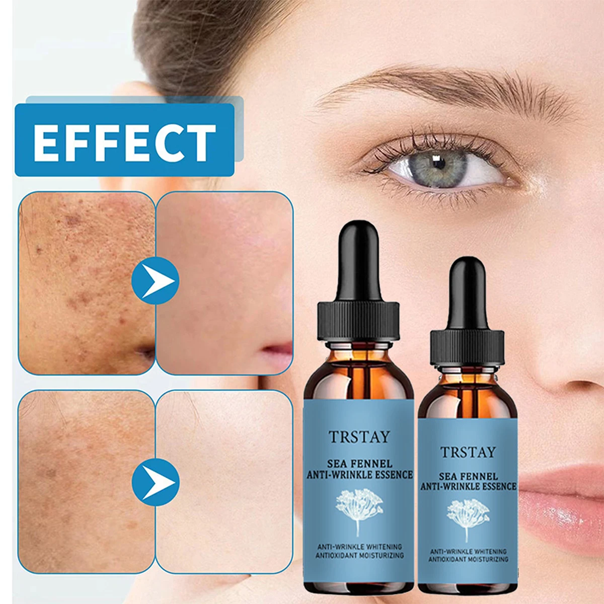 La esencia de hinojo de mar reduce las líneas finas, suaviza las arrugas y mejora la piel dañada