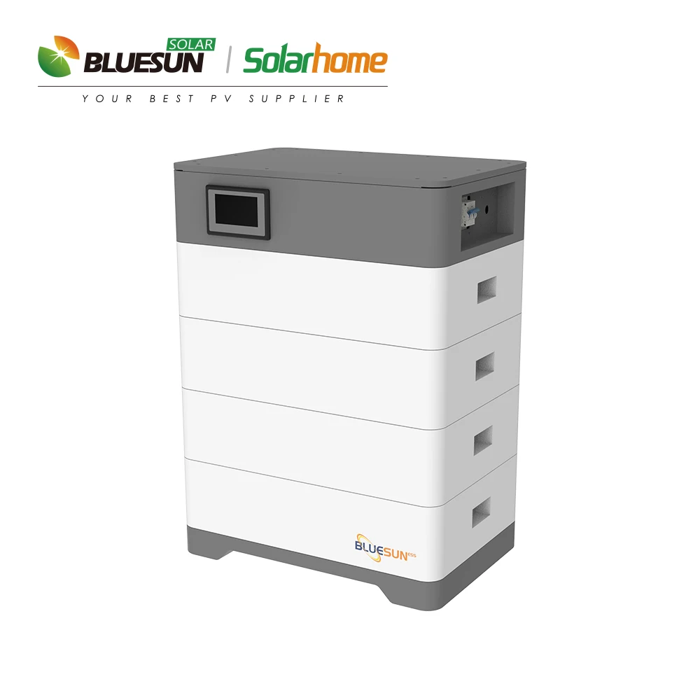 Bluesun power wall solar battery lithium 400AH 500AH 600AH 48V lifepo4 battery 200Ah stack lithium battery