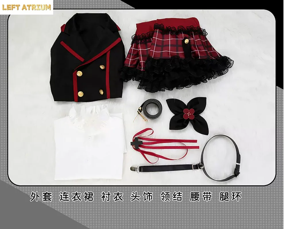 

2026 Asagi Mutsuki Cosplay Costume Halloween Christmas Comic Customized Newly Costume Mooyiyi cos outfit Women Dress Cute Dress