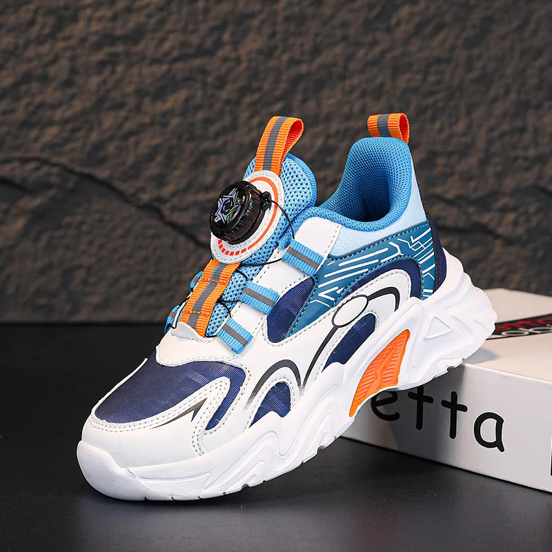 

New Children Sports Shoes Boy Sneaker Black Mesh Summer Breathable Kids Casual Shoes Boy Running Tennis Running Sneaker