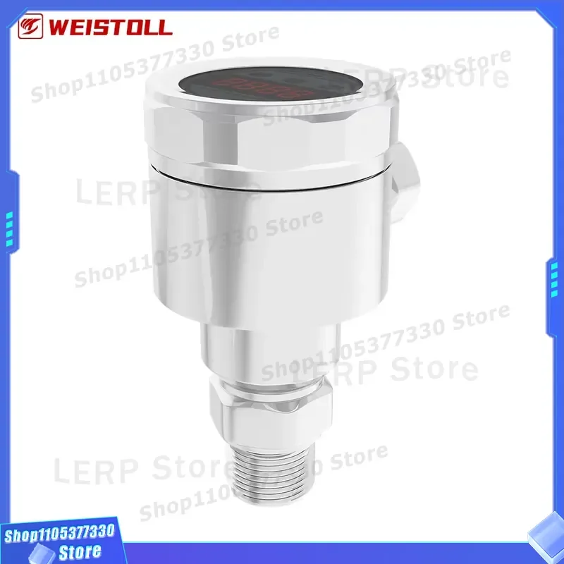 Industrial Stainless Steel Pressure Transmitter with LCD Digital Display IP65 Rated Compact Explosion Proof EX Isolated