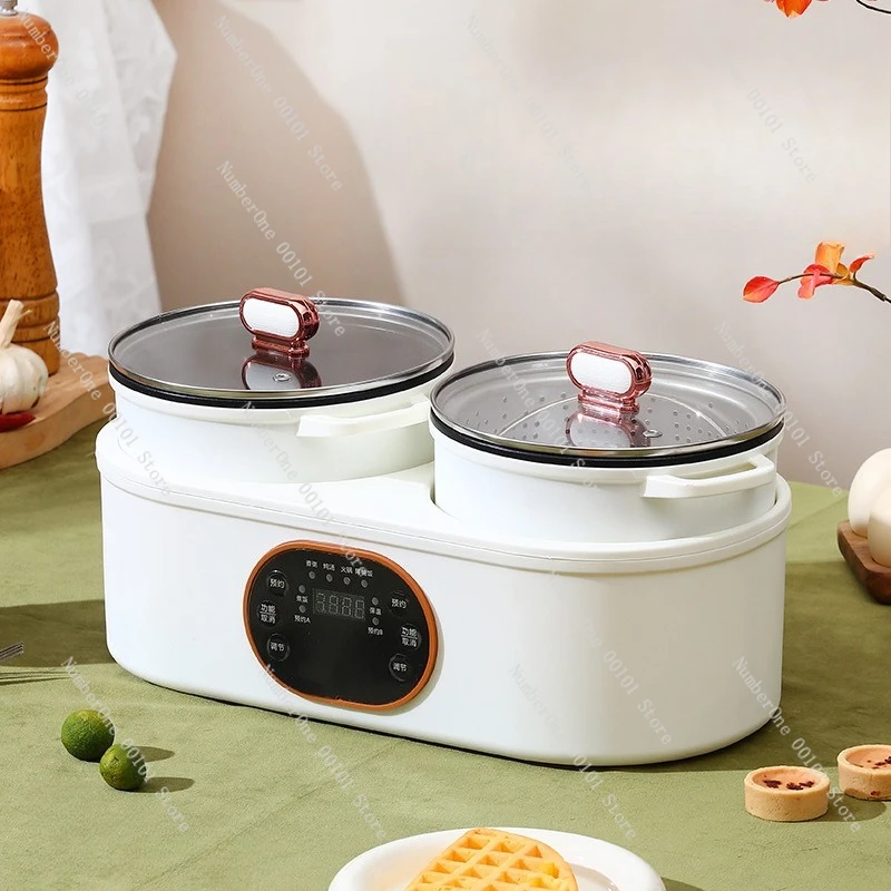 Split double bile rice cooker multi-functional electric hot pot intelligent electric cooking pot household automatic view 3