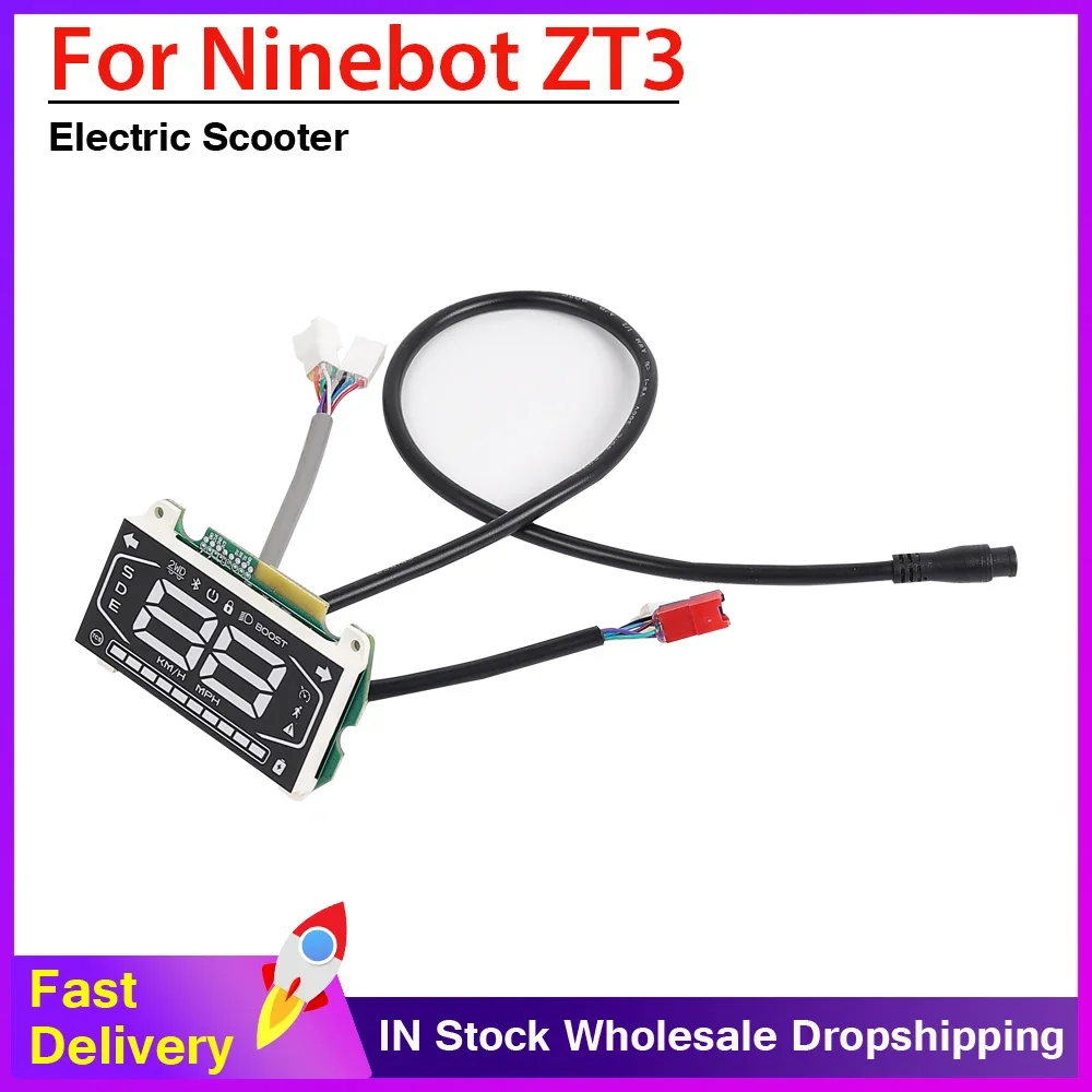 

Сменная приборная панель для Segway Ninebot ZT3, инструмент для электрического скутера, светодиодный дисплей, плата с соединительным кабелем, аксессуары