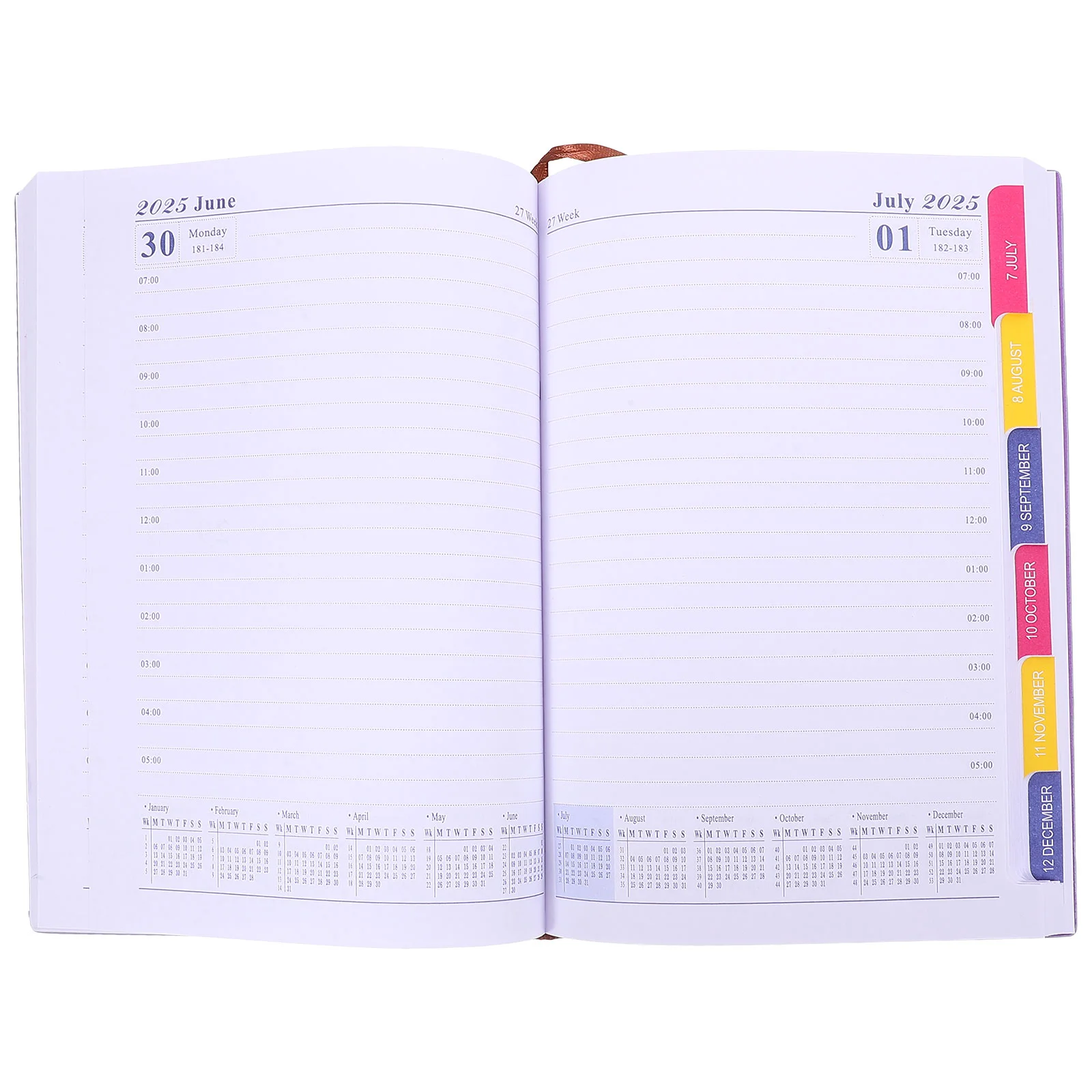 2025 Schedule The Notebook Calendar Day Planner Monthly Pu Paper Cute Weekly Writing Academic Office Small