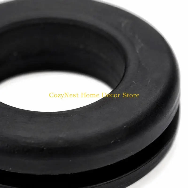 92MF Black Plastic 5339 PCV Breather Grommet, Pair with Central Openings and Stepped Edges for Closure and Retention at the