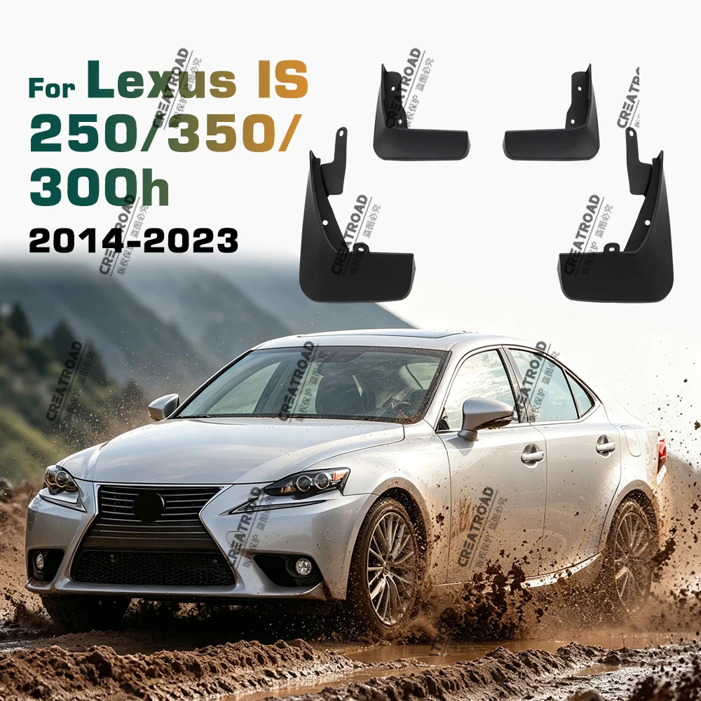 Für Lexus IS IS250 IS350 IS300h 2014 2015 2016 2017 2018 2019-2023 Schmutzfänger Spritzschutz Kotflügel-Schutzbleche