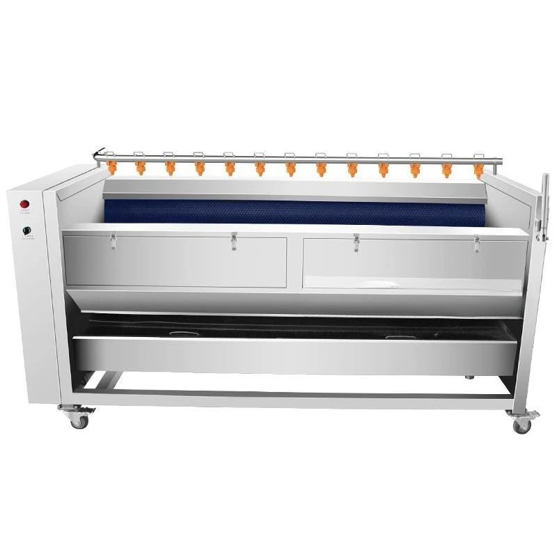 Golden fragrant fruit cleaning machine, brush type grapefruit cleaning equipment