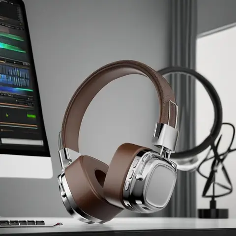 Buoni cuffie classiche over ear Studio Dj Stereo V 5.3 Cuffie retrò wireless per la musica