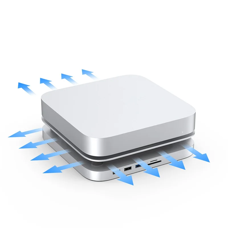 

Док-станция типа C с концентратором USB C Корпус для жесткого диска NVME M.2 Корпус SSD 4K M1 M2 Для Mac Mini/Для Mac Studio
