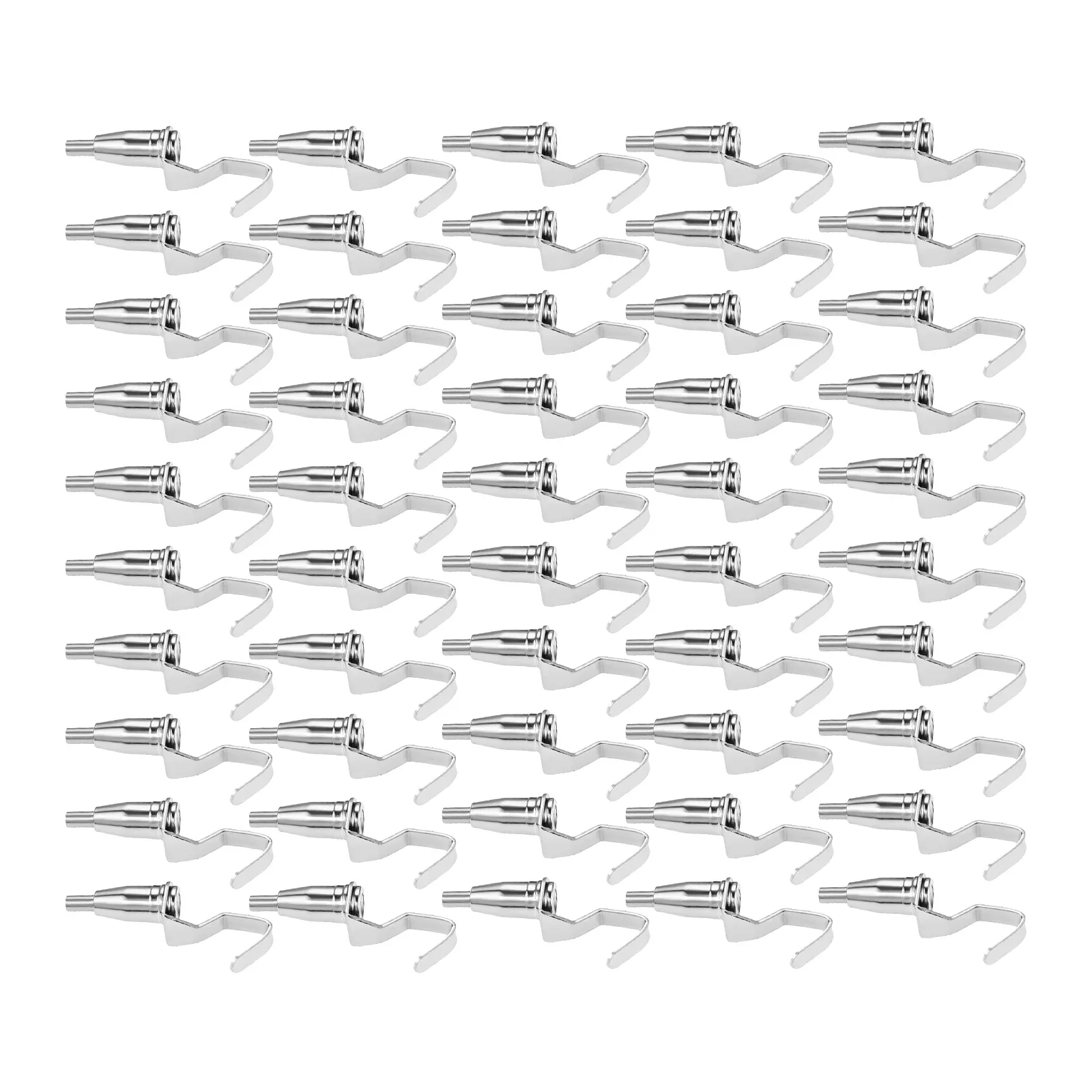 50Pcs Adjustable Wall Hooks Hangers Picture Hanging Art Gallery Painting Exhibition Hook Wire Rope for 1mm-2mm Cable