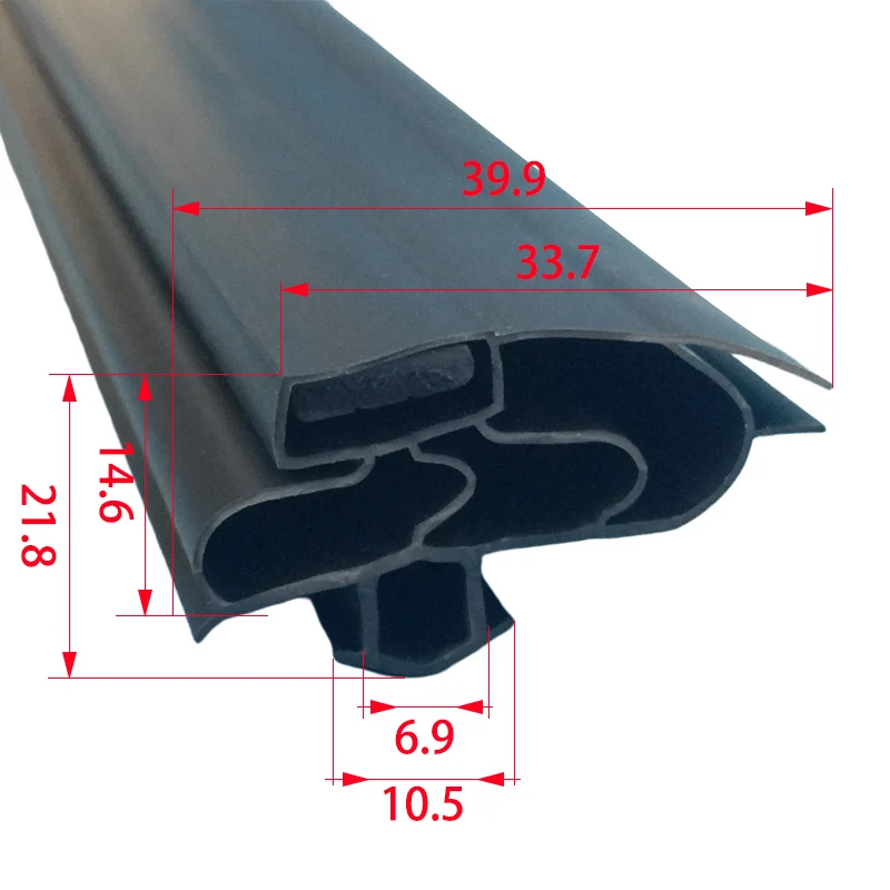 2.5m Complete one without cutting including magnet refrigerator sealing strip door mat kitchen cold storage PVC seal ring #034