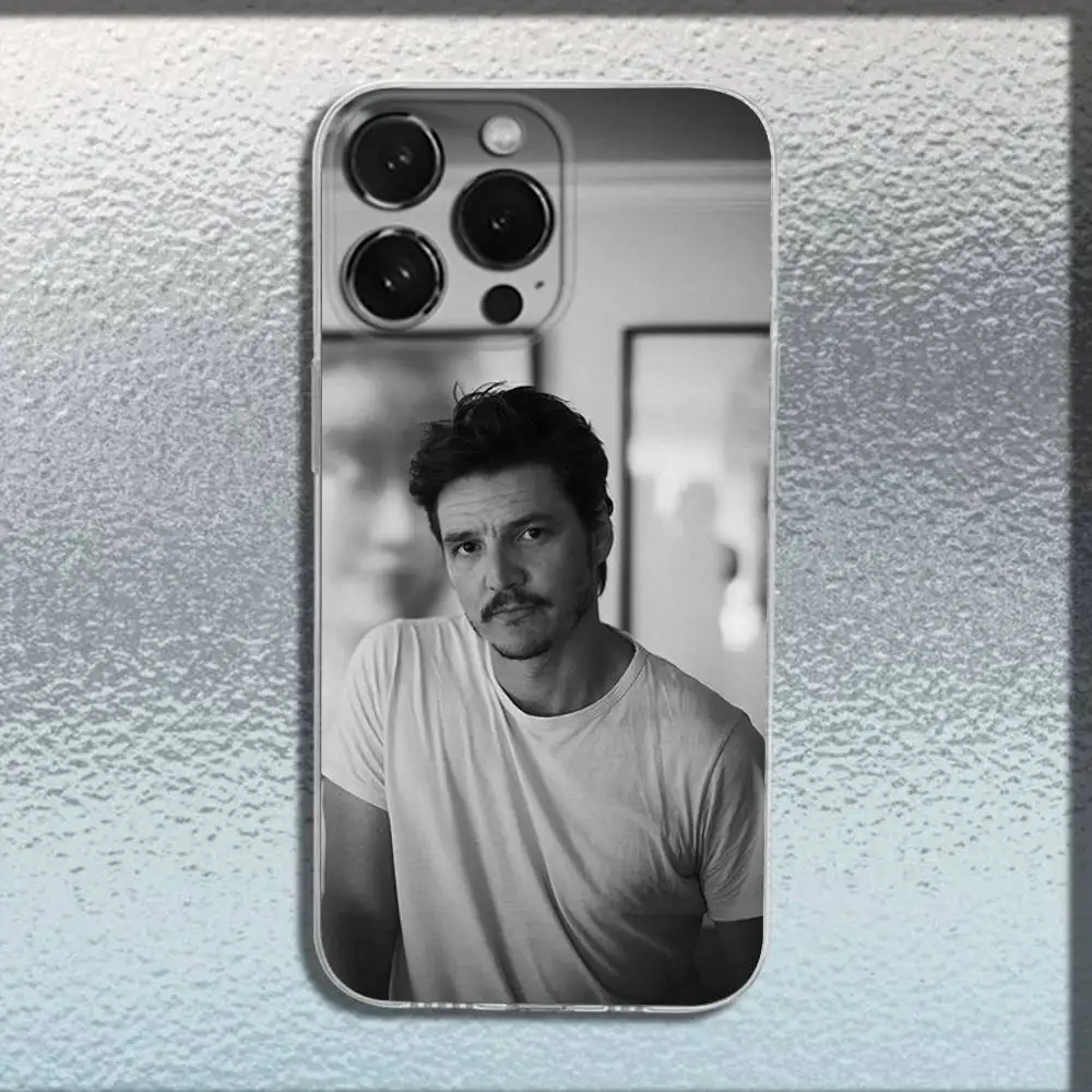 P-Pedro A-Actor Pascal Phone Case For iPhone 17,16,15,14,13,12,11,Pro,Max,Plus,E,SE4,Air,Mini Transparent Cover
