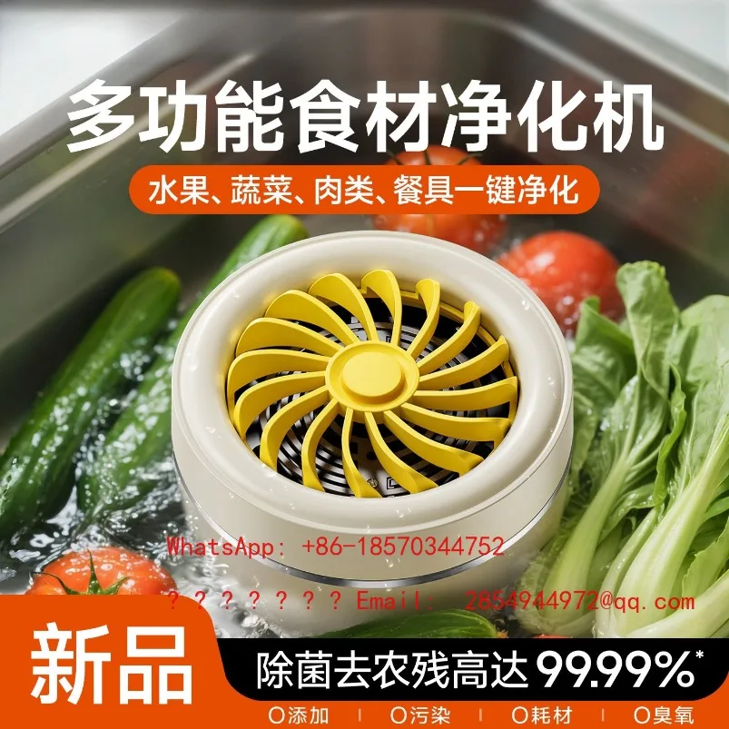 Multi Functional Vegetable and Tableware Cleaning Machine for Removing Pesticide Residues and Disinfection