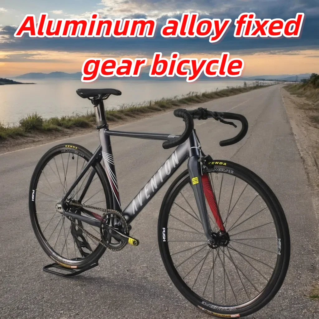 

AVENTON 700C fixed gear bicycle aluminum alloy frame V brake reverse riding adult racing bicycle flying dead