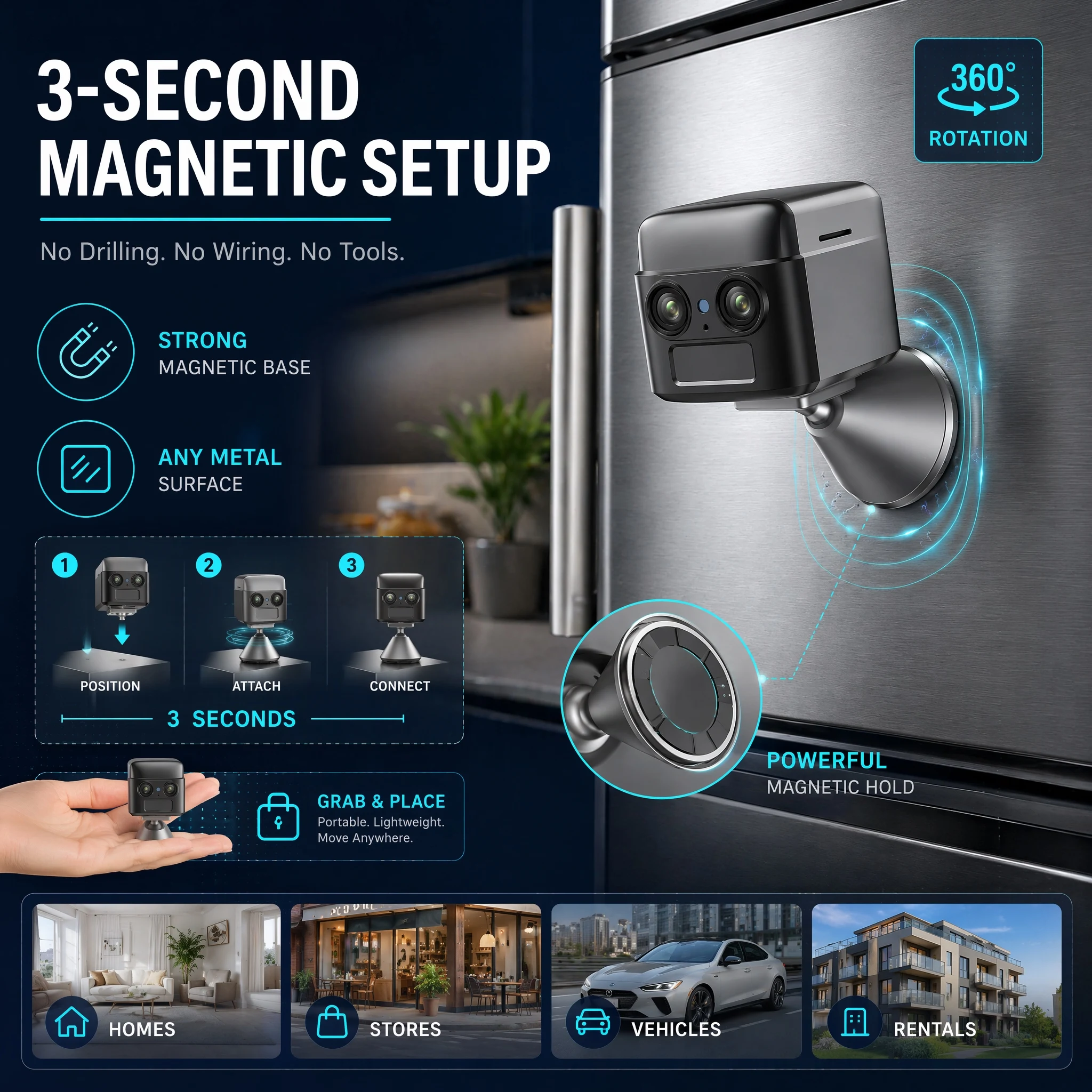 Cámara de Seguridad OKAM PRO W - Smart Home Battery Camera Ezviz reseña y precio