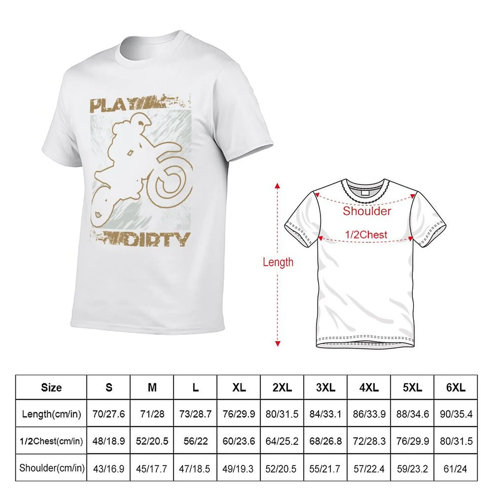 Supercross Play Dirty Cubed تي شيرت رجل تي شيرت الصيف مضحك تي شيرت القطن تي شيرت