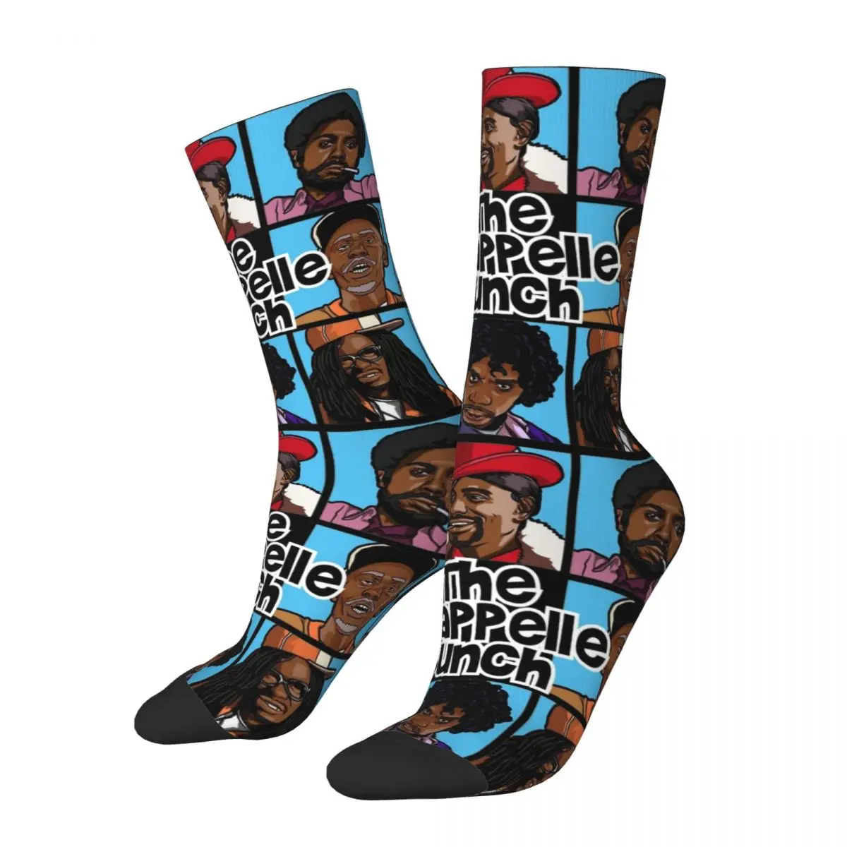 Novelty Men Socks The Chappelle Bunch Merch Comfortable Vintage Brady Bunch Sport Sock All Season