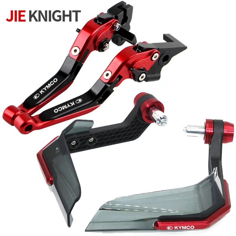 Motorcycles Folding Extendable Brake Clutch Levers Guard Protector For KYMCO XCITING 250 300 500 400 DOWNTOWN 125/200/300/350