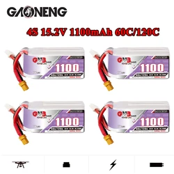 GNB 4S 15.2V 1100mAh 60C/120C Hv Lipo Battery  for RC Helicopter Quadcopter Airplane FPV Racing Drone RC Parts 4S Battery