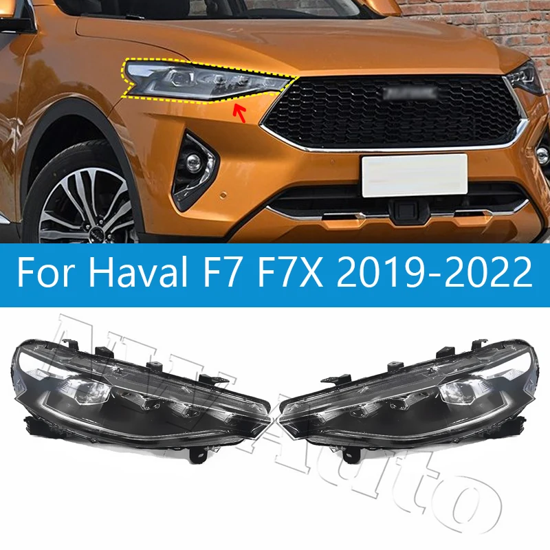 Head Light Head Lamp For Haval F7 F7X 2019-2022 Headlight Headlamp Front Light Assembly
