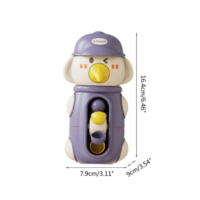 لعبة حمام الطفل، لعبة نوافير الحيوانات للأطفال الصغار، حوض الاستحمام، لعبة حمام السباحة الممتعة، 15UB