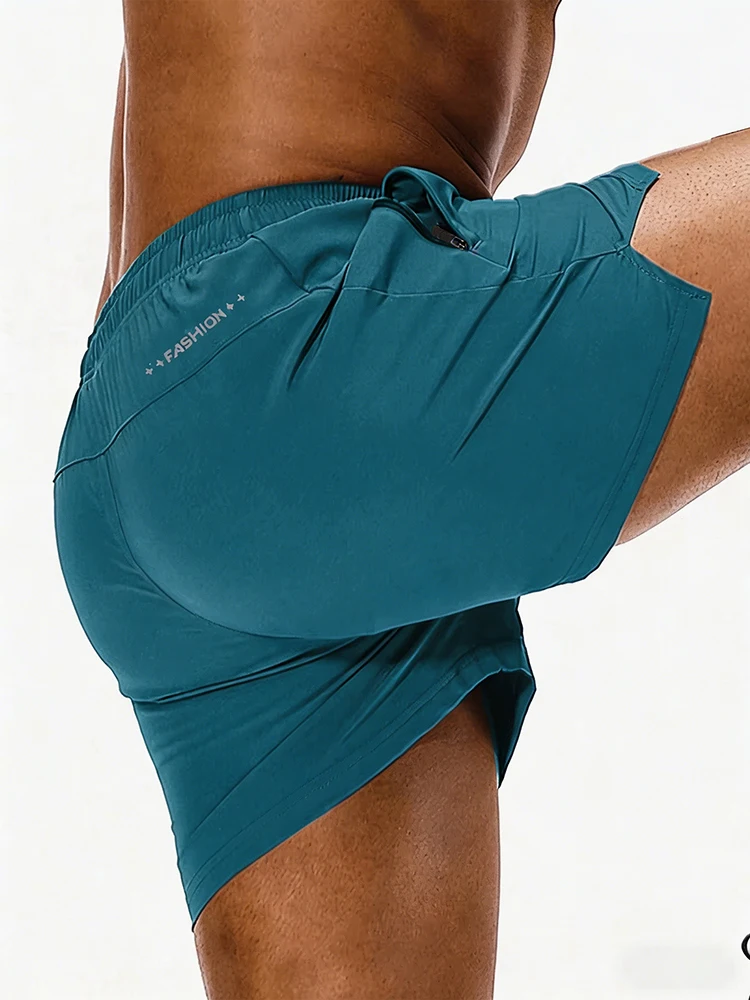 Men Gym Shorts Lightweight Summer Quick Dry Training Shorts Fitness Drawstring Athletic Workout Jogging Running Shorts